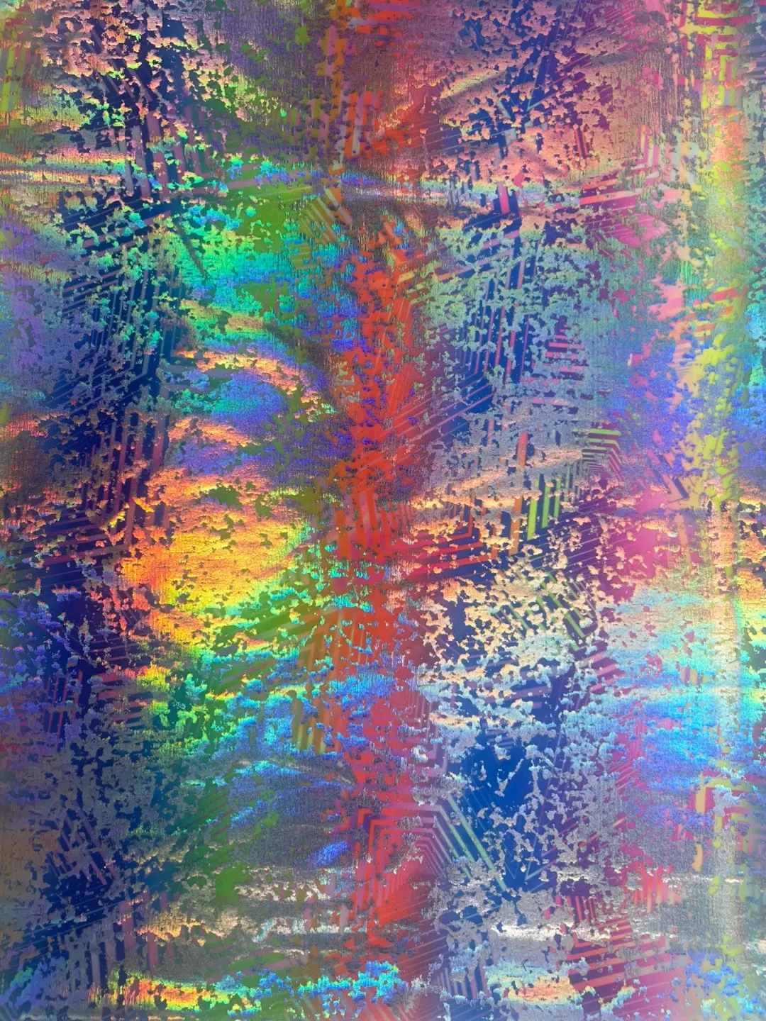 NEON STRIPE DIGITAL PRINT WITH HOLO FOIL
