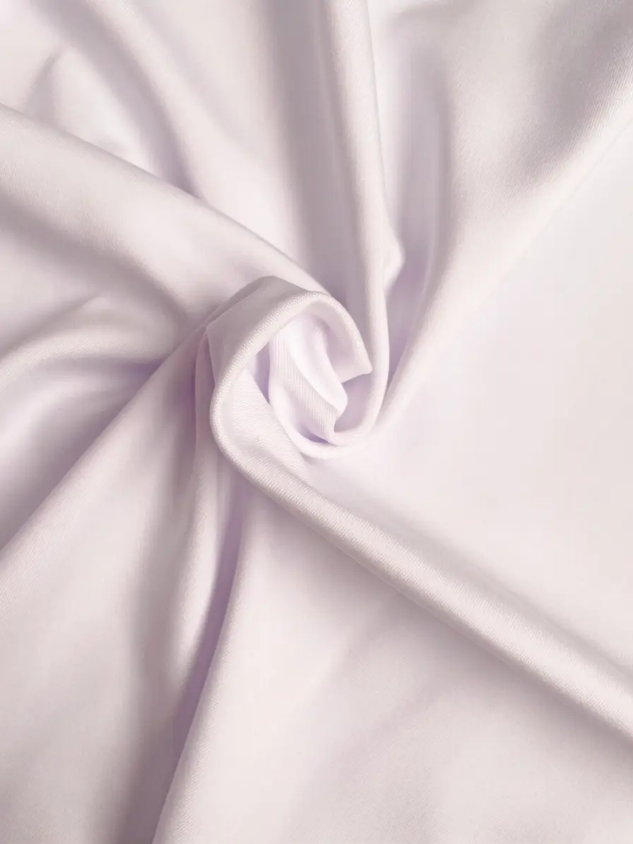 Imagine Opaque White Poly Spandex Fabric